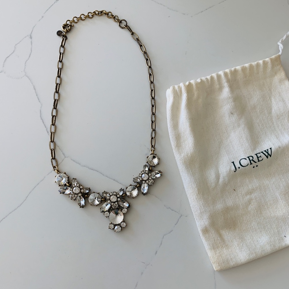 J. Crew crystal statement necklace